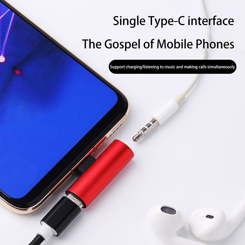 Adaptateur métallique USB Type - Earphone Splitter Jack avis et prix