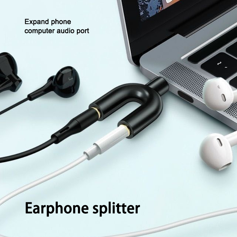 Adaptateur de microphone sépar - Earphone Splitter Jack avis et prix